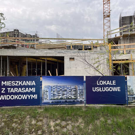 Budowa inwestycji mieszkaniowej Langiewicza 37 [kwiecień 2024] - fot 2
